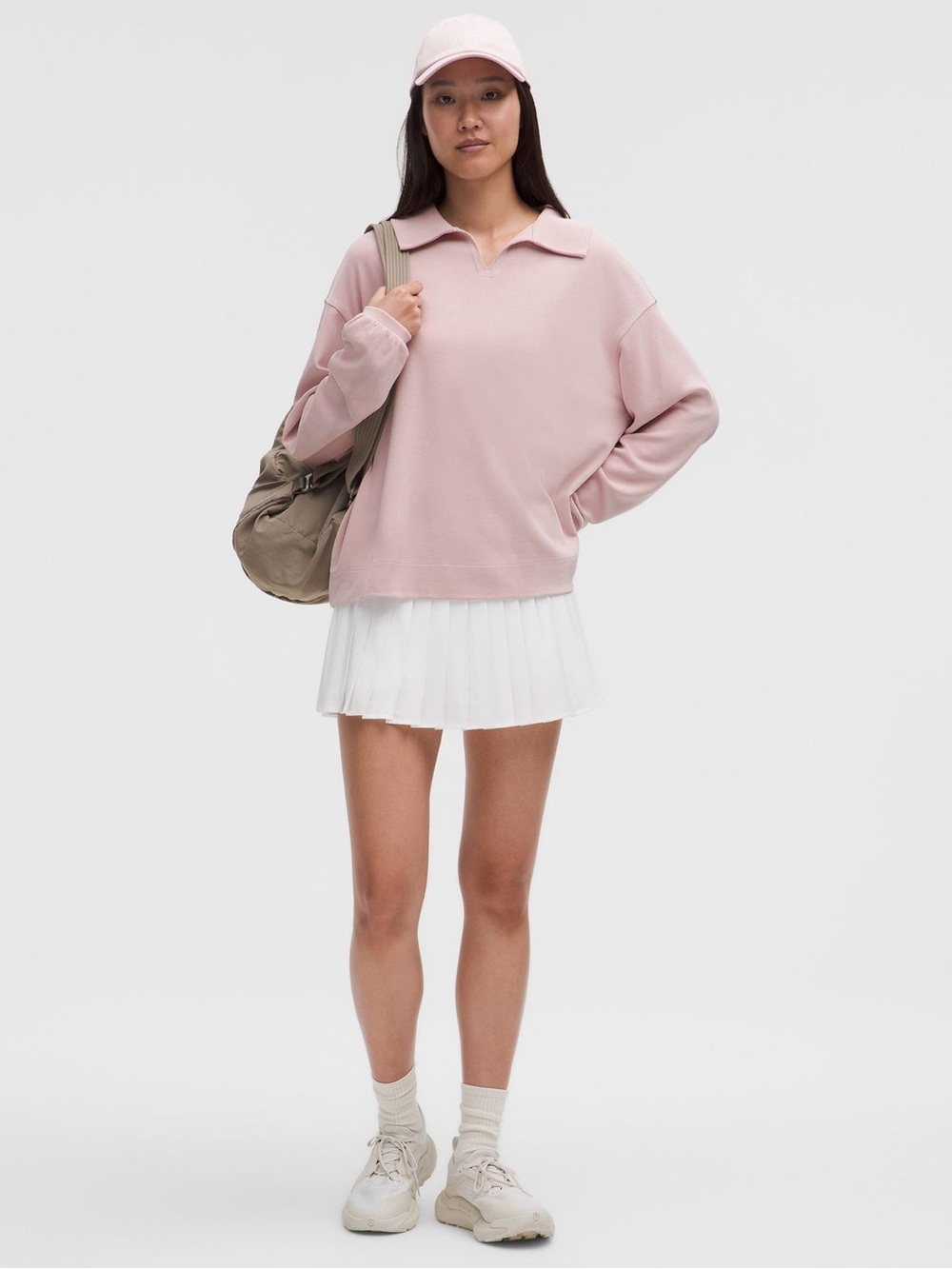 Lululemon Softstreme Pique Oversized Long-Sleeve Polo Shirt